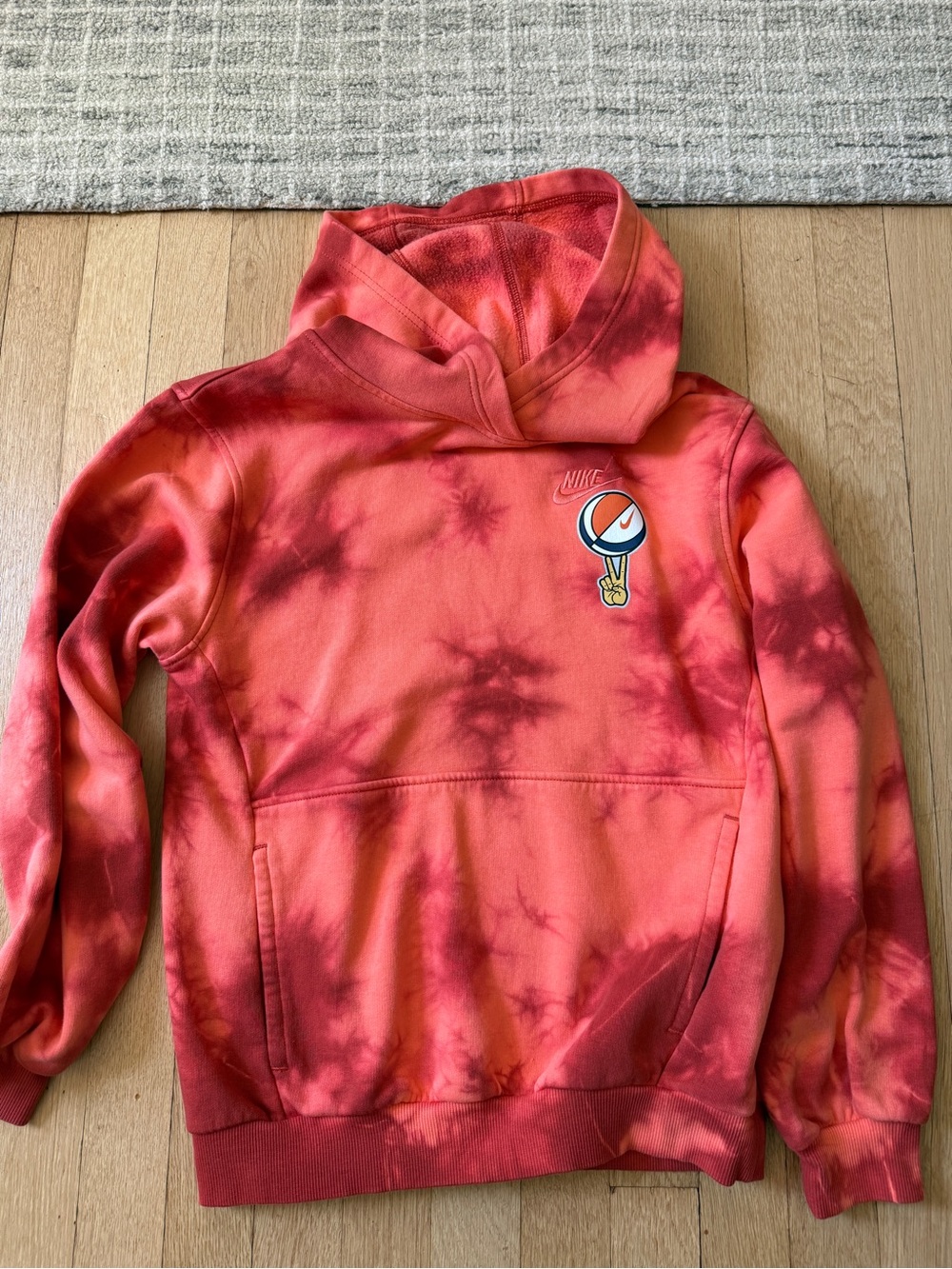 Nike Boys size L  Fleece Hoodie with Classic Logo Tag “ Richard “
